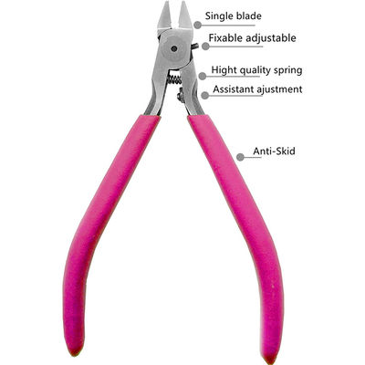 5&quot; Plastic Cutting Pliers Nippers Single Cutting Edge Arts Crafts Industrial Grade