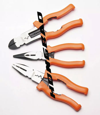 Multi Function Functional Linesman Pliers 8&quot;Heavy Duty Multi Purpose Pliers Nipper Multi Functional Strip Cutter Pliers