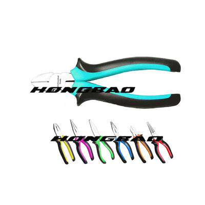 5" 6" 8 In Diagonal Cutting Pliers Side Cutter European Type Drop Forged Ergonomics Soft Grip