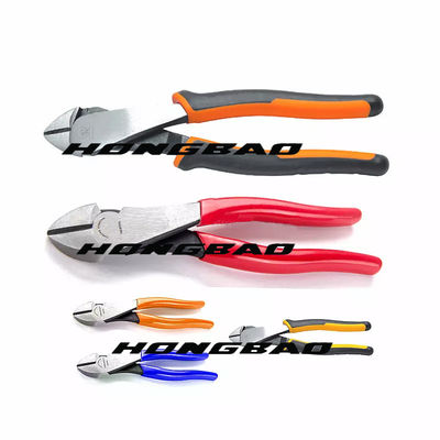 8&quot; 10 Inch Heavy Duty Diagonal Cutting Pliers Hand Tool Fat Big Head S Type Bent Body