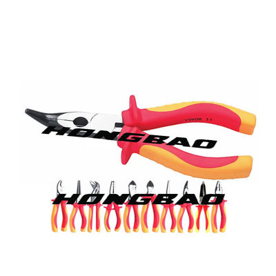 6 8&quot; 1000V VDE Insulated Side Cutting Plier Cutter Bent Nose Pliers AC Electrical 150mm 200mm