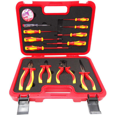 22 Pcs Pack Comfortable Soft Grip Handle 1000V VDE Tool Set AC Electric Pliers