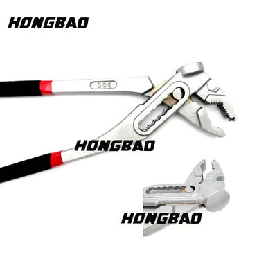 6 Inch 7&quot; 8 Inch 12 Water Pump Pliers With Hammer 2 In 1 Plumper Tools CRV 12 Pipe D4