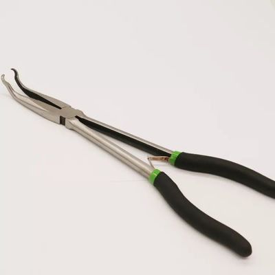 Bent Head Needle Nose Pliers 4 Needle Set 11 Inch Straight Curved 45 90 Degree