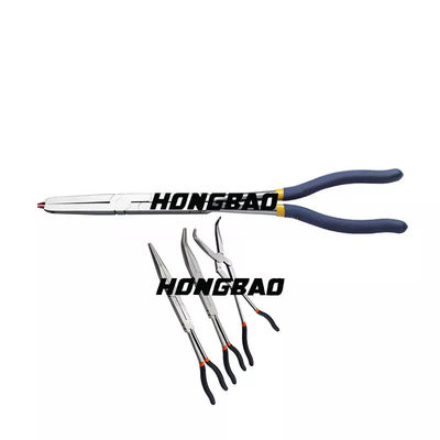 Extended Extra Long Long Reach Internal Snap Ring Pliers Double X Joint   13&quot;