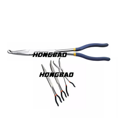 280mm 11&quot; 13&quot; Long Reach Pliers Double X Joint 8mm Hose Tube Clip  Cable Holding