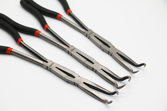 280mm 11&quot; 13&quot; Long Reach Pliers Double X Joint 8mm Hose Tube Clip  Cable Holding
