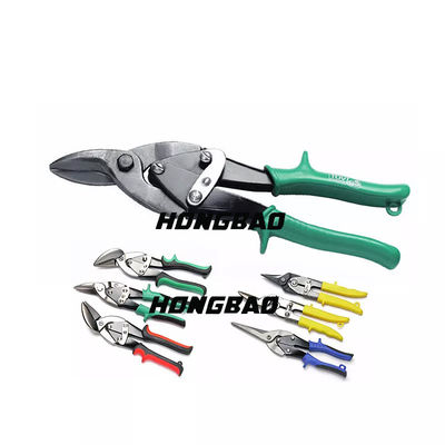 9 10&quot; Aviation Snips For Small Hands Plastic Tin Left Right Straight