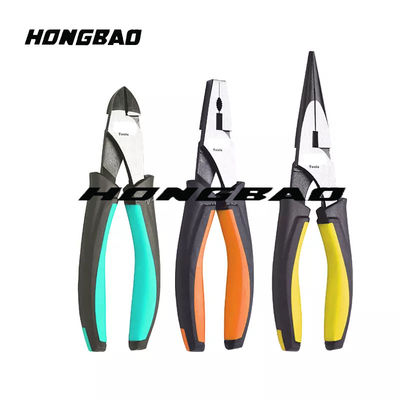 5/7&quot; Heavy Duty Long Nose Pliers For Jewellery Making Cutting Insulated 66# Powerful