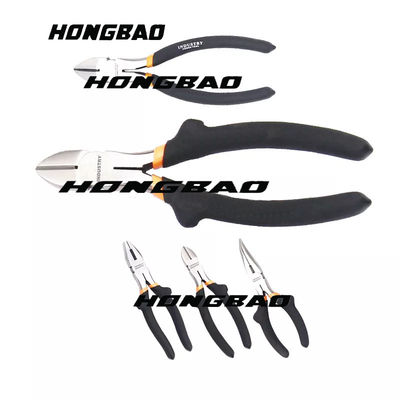 6&quot; 7.5&quot; 8&quot; Insulated Diagonal Cutter Pliers USA Type High Shoulder 45# Carbon Steel