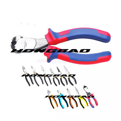 7&quot; 8&quot; Precision Long Nose Pliers 200mm 170mm 160mm Straight Side Cutter Stripping Crimp Soft Handle