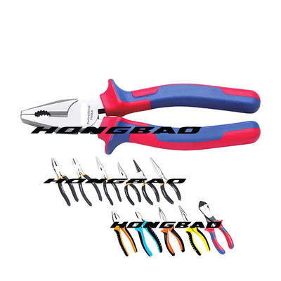 7&quot; 8&quot; Precision Long Nose Pliers 200mm 170mm 160mm Straight Side Cutter Stripping Crimp Soft Handle