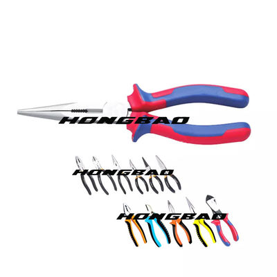 7&quot; 8&quot; Precision Long Nose Pliers 200mm 170mm 160mm Straight Side Cutter Stripping Crimp Soft Handle