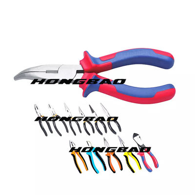 7&quot; 8&quot; Precision Long Nose Pliers 200mm 170mm 160mm Straight Side Cutter Stripping Crimp Soft Handle
