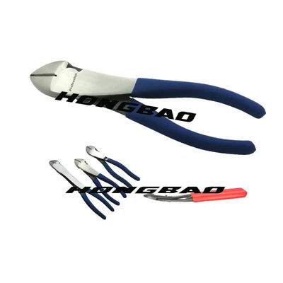 7&quot; 7.5&quot; 4&quot; Diagonal Cutter Pliers Insulated CRV Alloy Steel Fat Big Head Bent Body