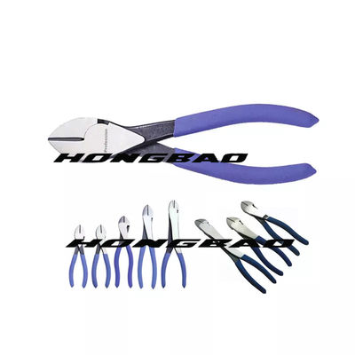 4-1/2 In. 6-1/2 7&quot; Diagonal Wire Cutters Big Head Side Cutting Bent Body Chrome Vanadium Steel