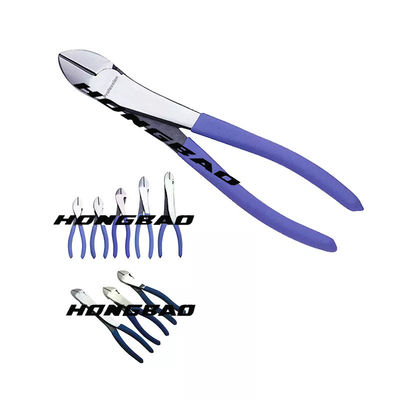 8&quot; Fat Big Head Cable Diagonal Cutter Pliers Side Cutting High Carbon Steel CRV HOBO