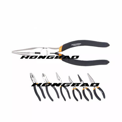 11&quot; 160mm 170mm 200mm Long Nose Pliers 6 Inch 8 Inch Straight Middle Clip Long Reach