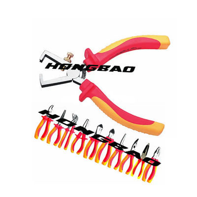 1000v VDE Insulated Tools AWG 22 18 14 Wire Crimping Pliers CRV 6&quot;