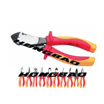 1000V VDE Insulated Tools Pliers Electrical Combination Pliers 6 7 8&quot; Ergonomic Grip Handle