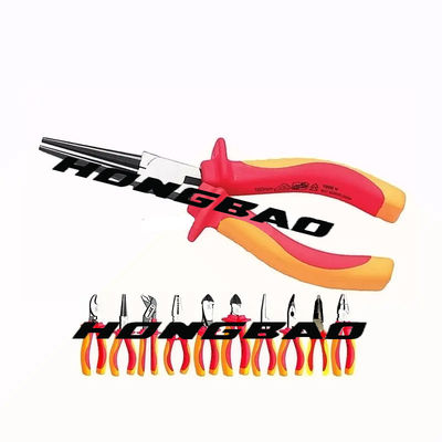 1000v VDE Insulated Tools AWG 22 18 14 Wire Crimping Pliers CRV 6&quot;