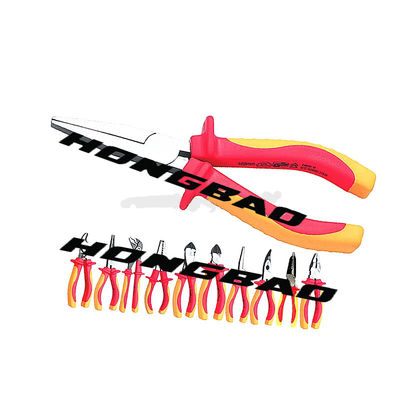1000V VDE Insulated Tools Pliers Electrical Combination Pliers 6 7 8&quot; Ergonomic Grip Handle