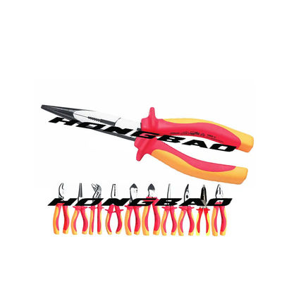 1000V VDE Insulated Tools Pliers Electrical Combination Pliers 6 7 8&quot; Ergonomic Grip Handle