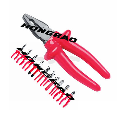 6 8&quot;1000V Voltage Insulated Dipped Handle Side Cutter Pliers CR-V 1000V AC Electrical Side Cutter Diagonal Pliers