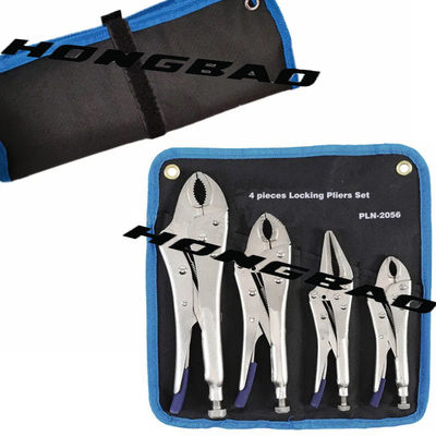 5 7 10'' Curved Jaw Locking Pliers With Wire Cutter Trigger Round Opening Clamp Press Vise Grip