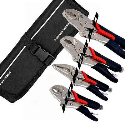 5 7 10'' 12 Inch Vise Grip Large Jaw Locking Pliers Nose Plastic Rubber TPR Handle Clamp Press