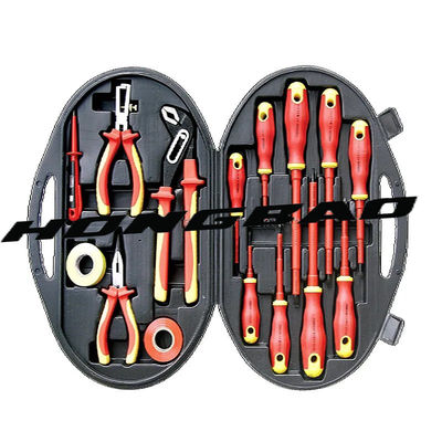 15 PCS Pack VDE Tool Se Kit AC Tester Insulated Sticker Tape Screwdrivers Toolstation 1000V