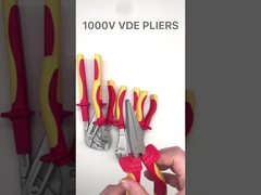 1000V Vde Hand Tool Set 200mm 8  Inch Insulated Wire Stripping Pliers Cable Crimping