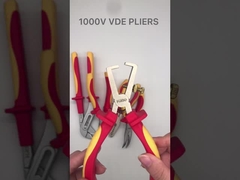 1000v VDE Insulated Tools AWG 22 18 14 Wire Crimping Pliers CRV 6